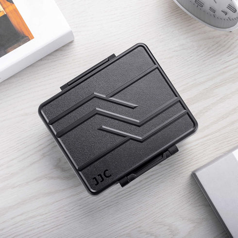 JJC 53 18 8 9 18 Slots USB and SD Card Case for Flash Mini Driver SD and TF Card, USB Drive Case Hard, Shockproof