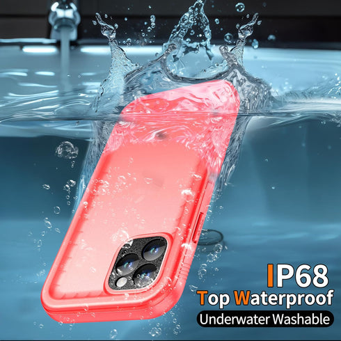 Cozycase Compatible with iPhone 12 Pro Max Case Waterproof, Built-in Screen Protector, Full Body Protective Cover