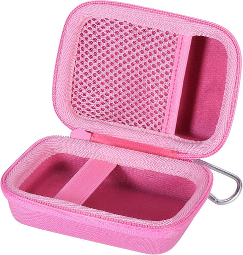 co2CREA Hard Case Compatible with Digital Camera, VAHOIALD/IWEUKJLO/CAMKORY/BEVLXNIV/PRISIA/Sevenat Kids Video Camera, Pink