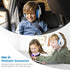 rockpapa Comfort Kids Headphones for School, Lightweight Over-Ear Wired 3.5mm for Boys Girls Teens, Travel White/Blue