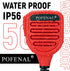 Waterproof 2 Pin Mic for Motorola Radios, R2 BPR40D, BPR40, CP100D, CP200D, 2 Pairs