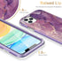Esdot Compatible with iPhone 12 Pro Max Case - Built-in Screen Protector, Fashionable Designs for Women Girls,