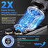 WLLNEE Car,360 Magsafe,92lbs Upgraded Vacuum Magnetic Phone Holder For Adjustable Suction Cup Phone Mount For Foldable