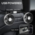 2025 3-Speed 360 Dealswin Car Fan for Backseat Kids, Upgraded Dual-Head Car Seat Fans with LED Lights, and Rotatable