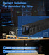 ZhiYo 2x2in Cable Raceway, Server Rack Cable Management Under Desk Cord Organizer, Electrical Safe PVC Cable Hider Open
