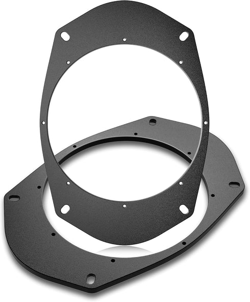 NuIth 6X9 to 6.5 inch Door Speaker Adapter - Universal Spacer Ring Installation Plate for Select Jeep/Chrysler/Dodge