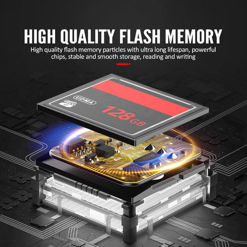 BR & TD 1GB 133X Memory Card CF Card