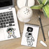 100pcs Random Music Film Vinyl Stickers for Skateboard, Guitar, Travel Case, Door, Laptop, Luggage, Car, Bike