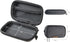 GLCON Headset, Rectangle Small Hard EVA Case - Portable Protection Earbud Case Zipper Pouch for Earphone, Flash Drive