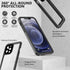 iPhone 12 Pro Heavy Duty Waterproof Case with Built-in Screen Protector, Shockproof & Dustproof, Clear, 6.1 inch.