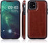 UEEBAI Case for iPhone 11, Luxury PU Leather with Magnetic Clasp, Card Slots, Stand Function, Black