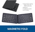 Perixx PERIBOARD-805E US Wireless Foldable Ergonomic Bluetooth Keyboard, Ultra-Thin X Type Keys for iOS, Android,