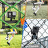 Black Aluminum Fence Mount for Action Camera, Compatible with GoPro, Phones, Digital Camera, Ideal for Recording Games