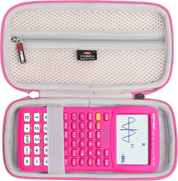 Carrying Case for CATIGA CS121 Scientific Calculator, Waterproof Shockproof Portable Travel Storage Bag