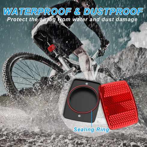 Airtag Bike Mount, Hidden GPS Tracker Case for Apple Airtag, Anti-Theft Holder for Bike, Scooter