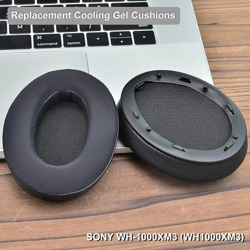 Cooling Gel Ear Pads Replacement Cover Cushions for Sony WH-1000XM3 (WH1000XM3) Headphones