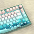 JSJT Side Printed Keycaps - Shine Through PBT Doubleshot Custom Keycap Set, Deep Sea Theme, 126 Keys for Cherry MX