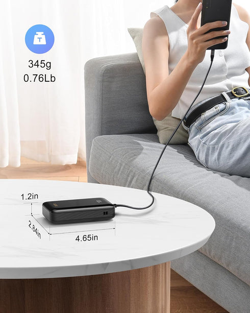 Qecvec 20000mAh, 22.5W Portable Charger Power Bank Fast Charging, High Capacity Cell Phone Portable Power Banks