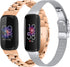 Metal Mesh Stainless Steel Loop Compatible with Fitbit Inspire 3, Adjustable Bracelet Replacement Band for Women Men