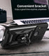 TCL 30 XE 5G Case with Magnetic Kickstand, Military-Grade Armor, Lens Protector & 2-Pack Tempered Glass - Black