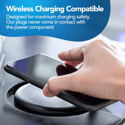 Dust Plugs (50 Pack) Flat Design Compatible with iPhone 14, 13, 12, 11, X, 8, 7, Plus, Pro, Max