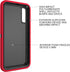 MXX Heavy Duty Case for Samsung Galaxy A50, Tough Drop Protection (No Screen Protector), Red, A50s/A30s Compatible