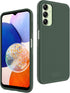 TUDIA Ultra Slim Grip Galaxy A14 5G Bark Phone Case, Pine Green Shockproof Thin Lightweight Soft TPU Cover