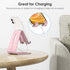 OMOTON Desktop Cell Phone Stand, Aluminum Holder for Mobile Phone and Tablet, Rose Gold