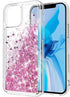 Compatible with iPhone 12 and 12 Pro Case, Bling Flowing Liquid Floating Glitter TPU Protective Case 6.1 inch