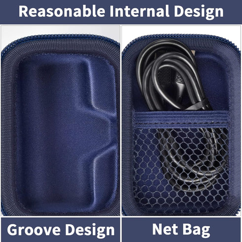 Carrying Case for iWALK Portable Charger Power Bank, Compatible with Various Small Charging Battery Packs (Blue Bag