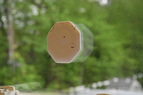 HOME-X Break Glass Window Alarm - Simple Security System for Homes and Apartments