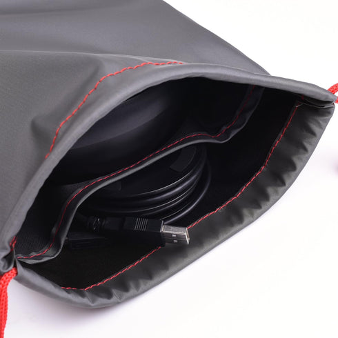 Universal Waterproof Headphone Protection Pouch Bag - Varias Headsets 11" x 9.25" inch Metallic Gray Color