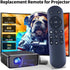 RETROSUN X3 Replacement Remote Control for Aubor Mentech Mini Projector