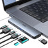 USB C Adapter HDMI Hub for MacBook Pro Air M1 M2 M3, 8 in 2 USB Adapter with HDMI, Thunderbolt 3, Data Ports