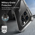ESR Boost Series iPhone 15 Pro Case: Slim Clear Back, Metal Kickstand, 3 Stand Modes, Military-Grade Protection,