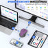 FYBC 3 2.4G Wireless Mouse Jiggler - Ergonomic Bluetooth Mice with Mouse Mover for Keeps Computers Awake, DPI Levels