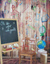 Leowefowa Back to School Backdrop 5x7ft - Vinyl Photography Backdrops with Hand Painted Pencils and Books