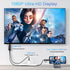 KAMING 2-in-1 USB Type C/Micro USB Android Phone to TV HDMI Cable, MHL to HDMI Adapter 1080P HD