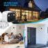 SUJTKZL 2K IP65 2-Way Security Cameras Wireless Outdoor, Battery Powered WiFi Camera for Home Security, Color Night