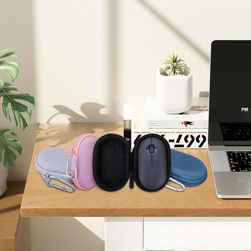 Mouse Case for Logitech Pebble 2, M350s, M350, M355, i345, POP Slim Bluetooth Wireless Mouse, Off White.