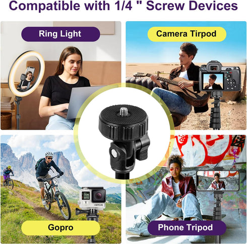 UBeesize 62" Phone Tripod & Selfie Stick, Camera Tripod Stand with Wireless Remote, Compatible with iPhone