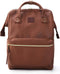Kah&Kee Leather Laptop Backpack for Women, 14-15 Inch Professional Work Bag, Water-Resistant