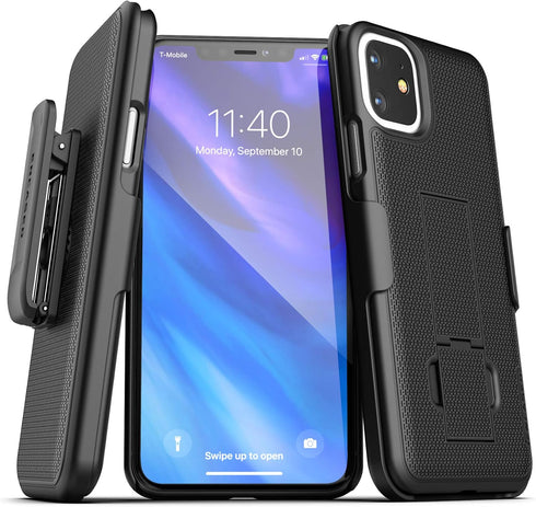 ENCASED iPhone 11 Belt Clip Case (DuraClip Series) Ultra Slim Cover with Holster