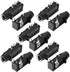 uxcell 10 Pcs 6.35mm 1/4 Inch Stereo Socket 4 Pins PCB Panel Mount Connectors for DIY Replacement