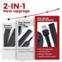 BuyUneed 2:1 (1/2" 30ft) Braided Sleeving Shrinkable Fabric Heat Shrink Tubing- Abrasion Protection Flexibility Wiring