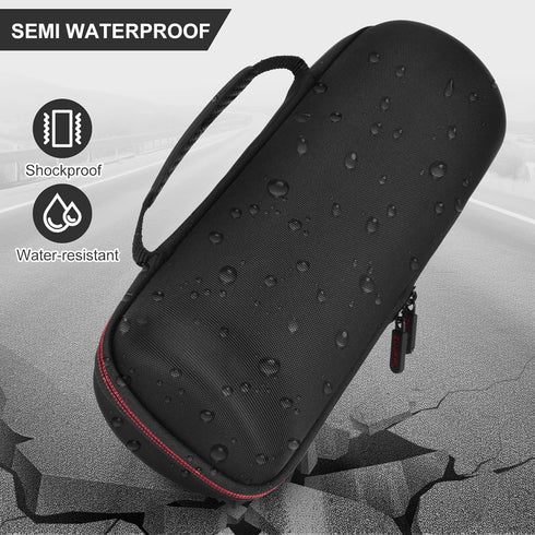 EVA Hard Case for JBL Charge 4 / Charge 5 Bluetooth Speaker, Premium Travel Protective Carrying Storage Bag (Black)