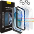 Screen Protector for iPhone 15 Plus 6.7 inches, 2 pcs Colorless Anti-Blue Light Tempered Glass, HD Clear, Case Friendly