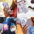 iPhone 11 Case with Screen Protector - Stylish Elegant Floral Design on Soft Clear TPU - Slim Fit Protective Phone Cover