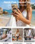 Soulkawa 2 17/16/15/14 Magnetic Phone Grip, Innovative Way Stand Metal Cell Phone Ring Holder Shakeproof Ultra Stable