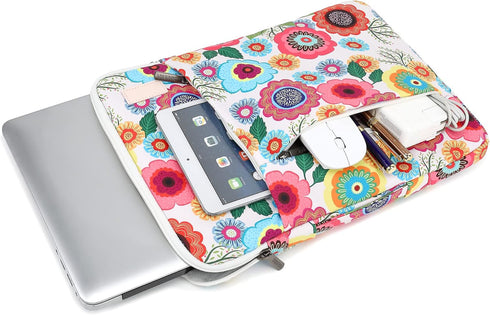 360 Protective Laptop Sleeve Case Bag with Handle for iPad 12.9 inch, MacBook Pro Air 13" and 12.5-13.3 inch